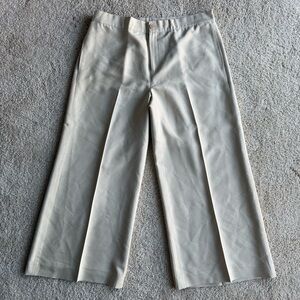 Lauren Ralph Lauren Womens Pants Size 10 Beige Wide Leg Cropped